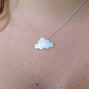 Cloud Necklace, Cloud Jewelry, Rain Cloud Necklace