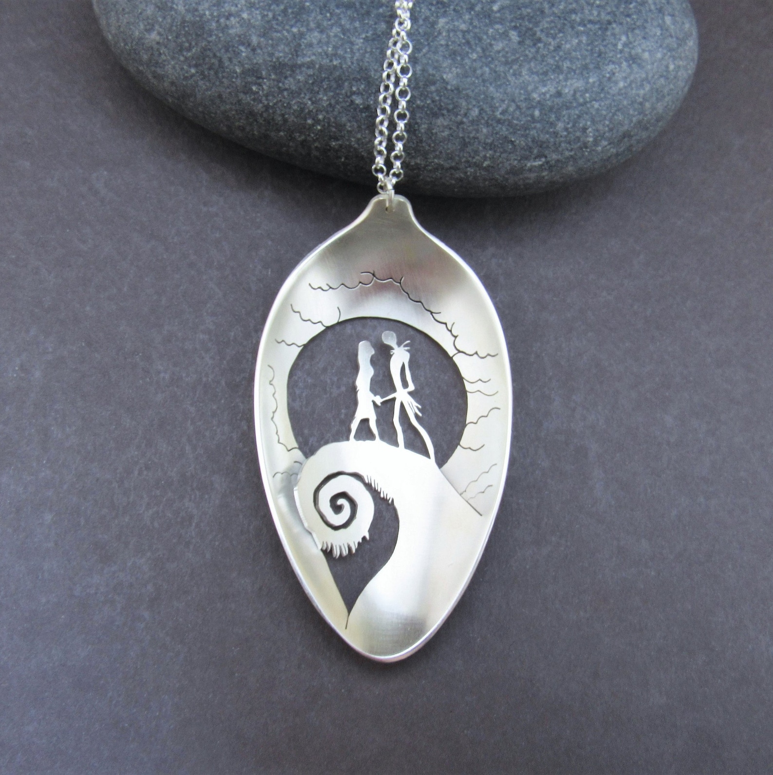 The Nightmare Before Christmas Necklace Etsy