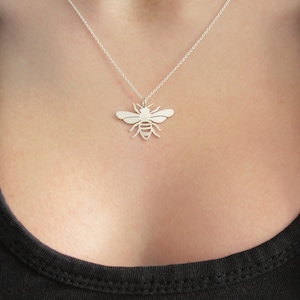 Honey Bee Necklace, Insect Jewelry