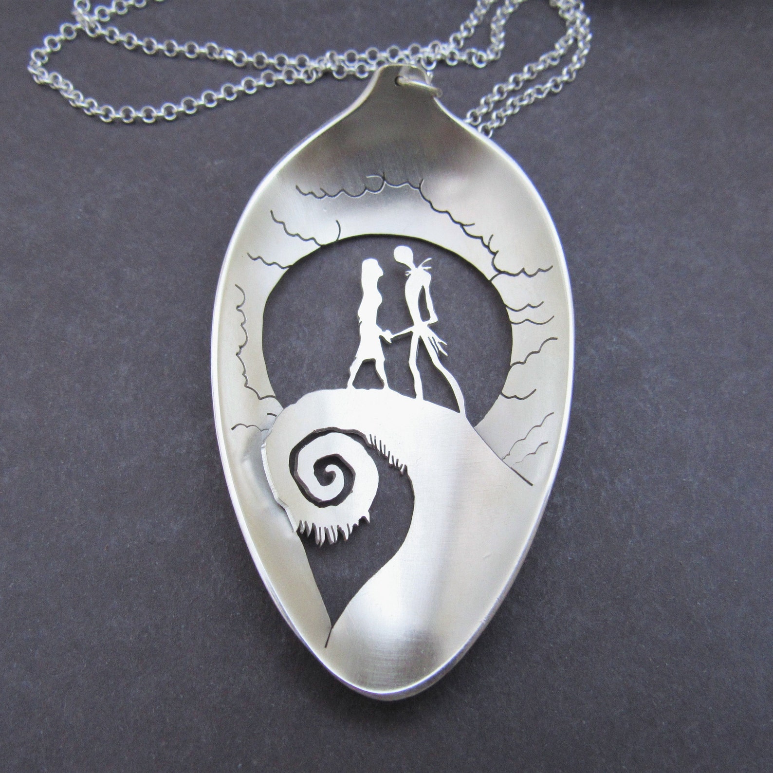 The Nightmare Before Christmas Necklace Etsy