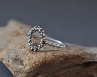 Open Circle Eternity Ring