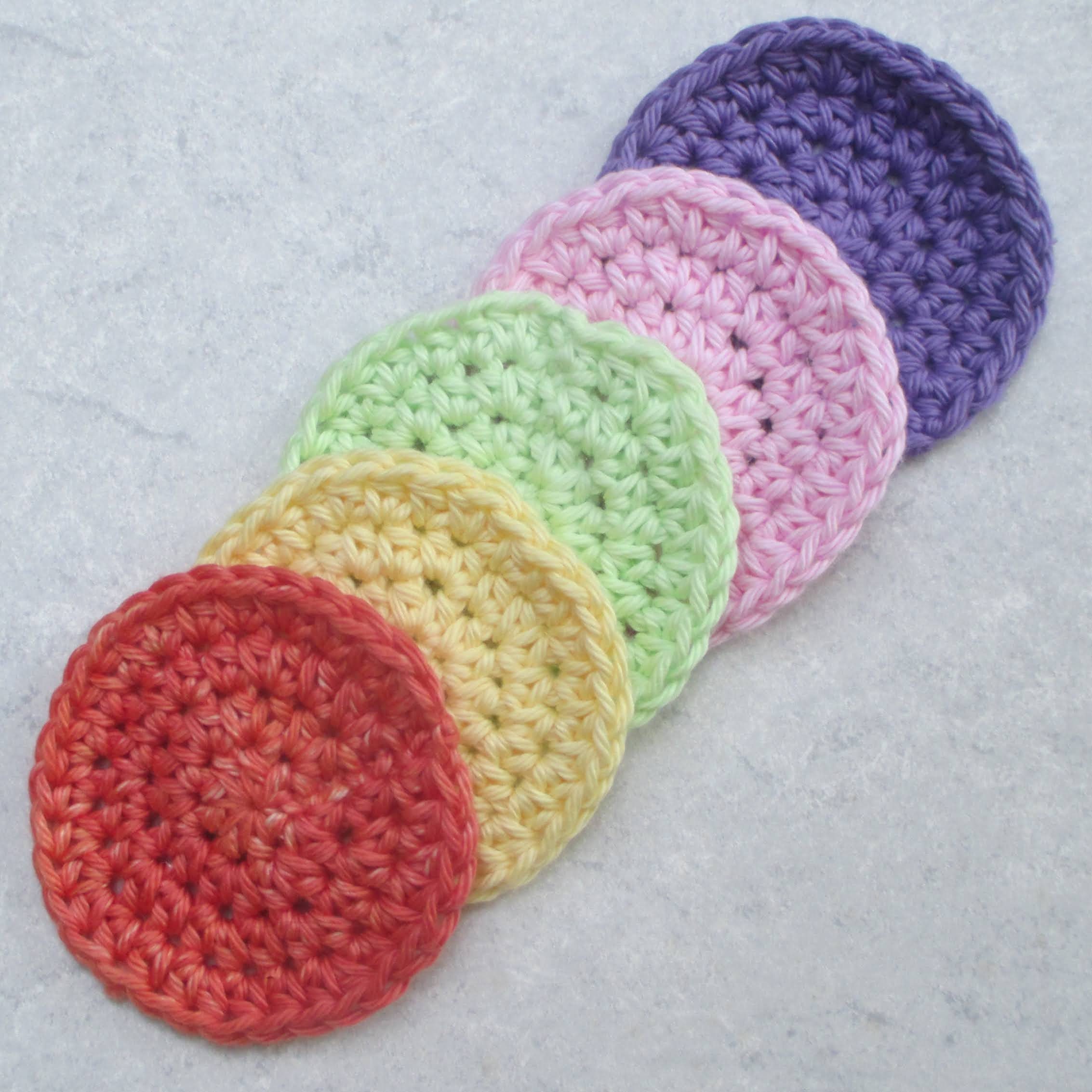 Reusable face scrubbies Crochet cotton face scrubbies 6 Etsy