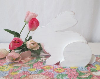 Wooden Bunny - Easter decor - Easter gift for Mom