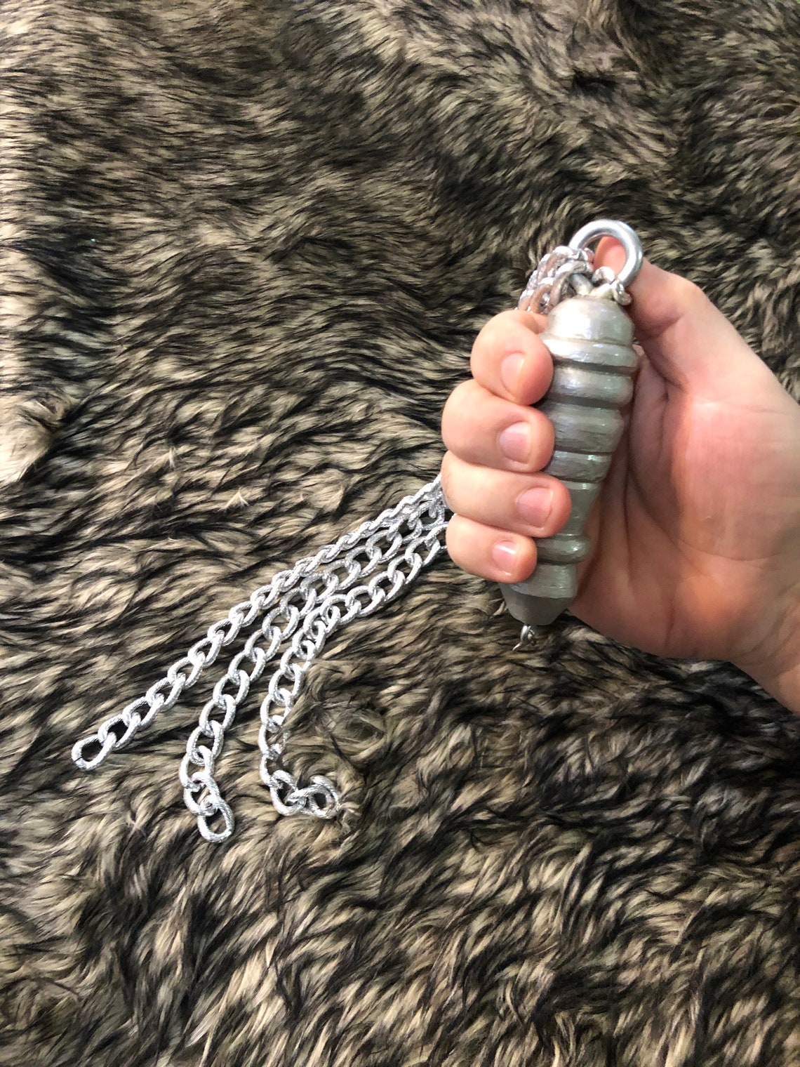 20 Silver Bullet Chain Flogger Etsy