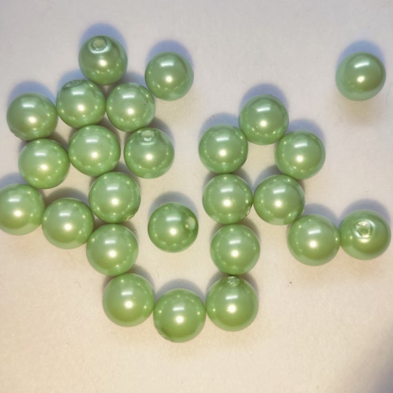 5 strands 15/" 8-10×6-7mm deep green baroque freswater pearl wholesale beads
