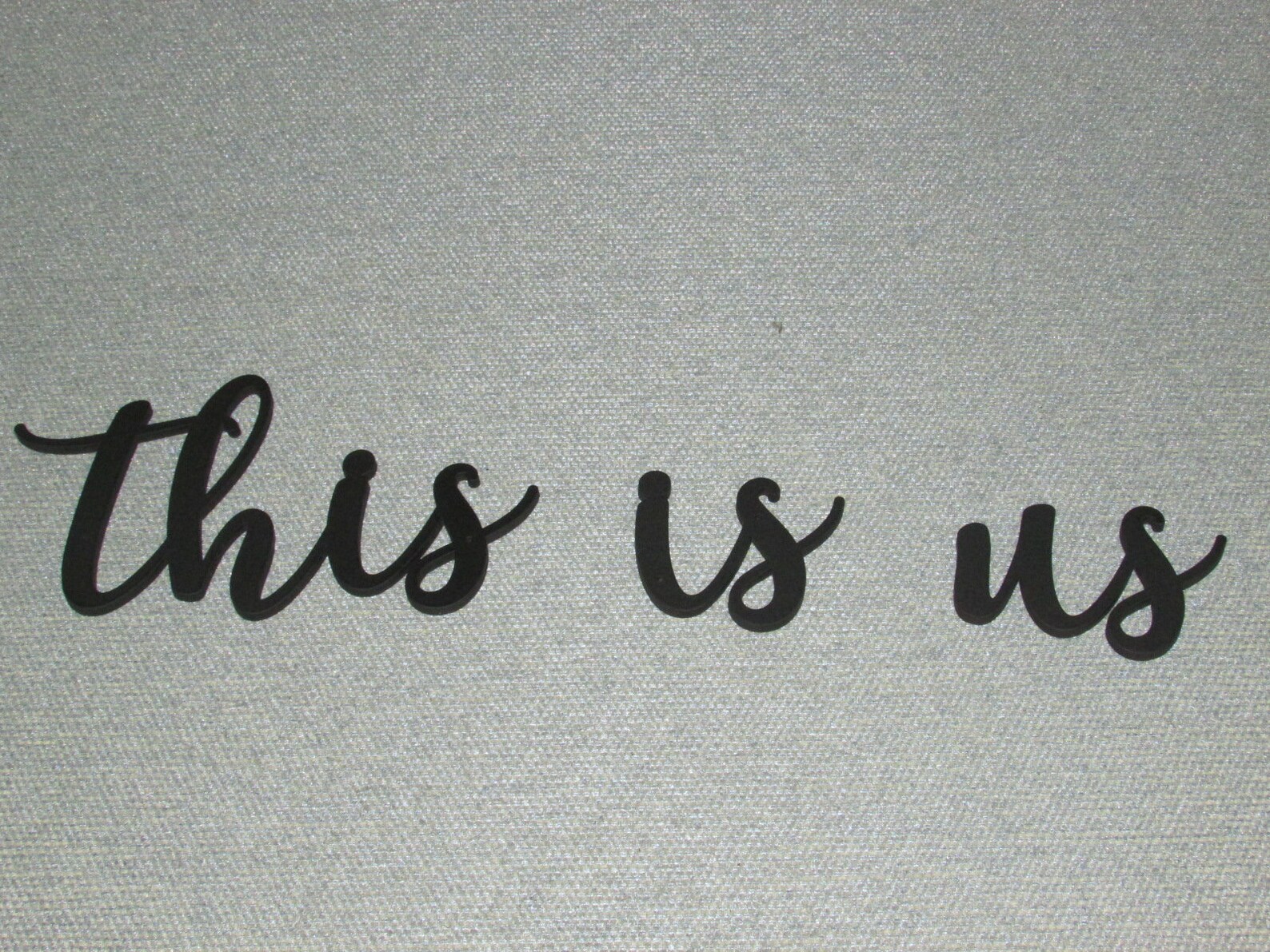 This is Us Wooden Wall Words Decor Art Sign Etsy