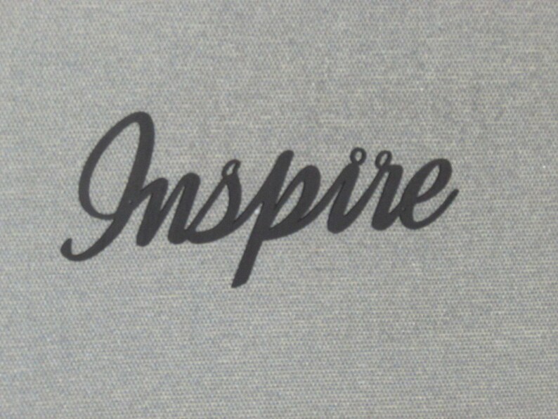 Inspire Wall Word Decor Art Etsy