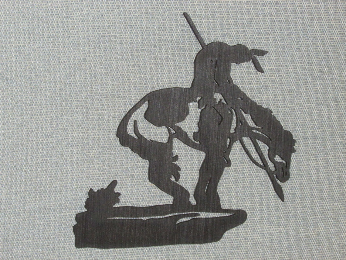 End of Trail Western Wood Wall Art Decor Etsy