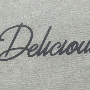 Delicious Wood Wall Word Decor Art image 3