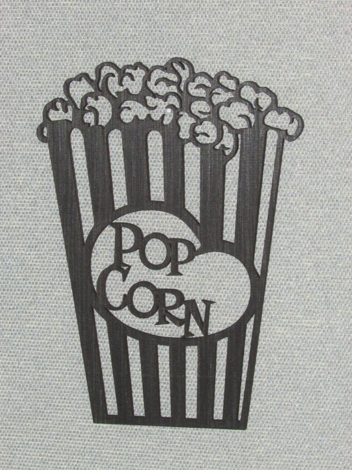 POPCORN Movie Sign Home Theater Wall Decor Sign Cinema Free