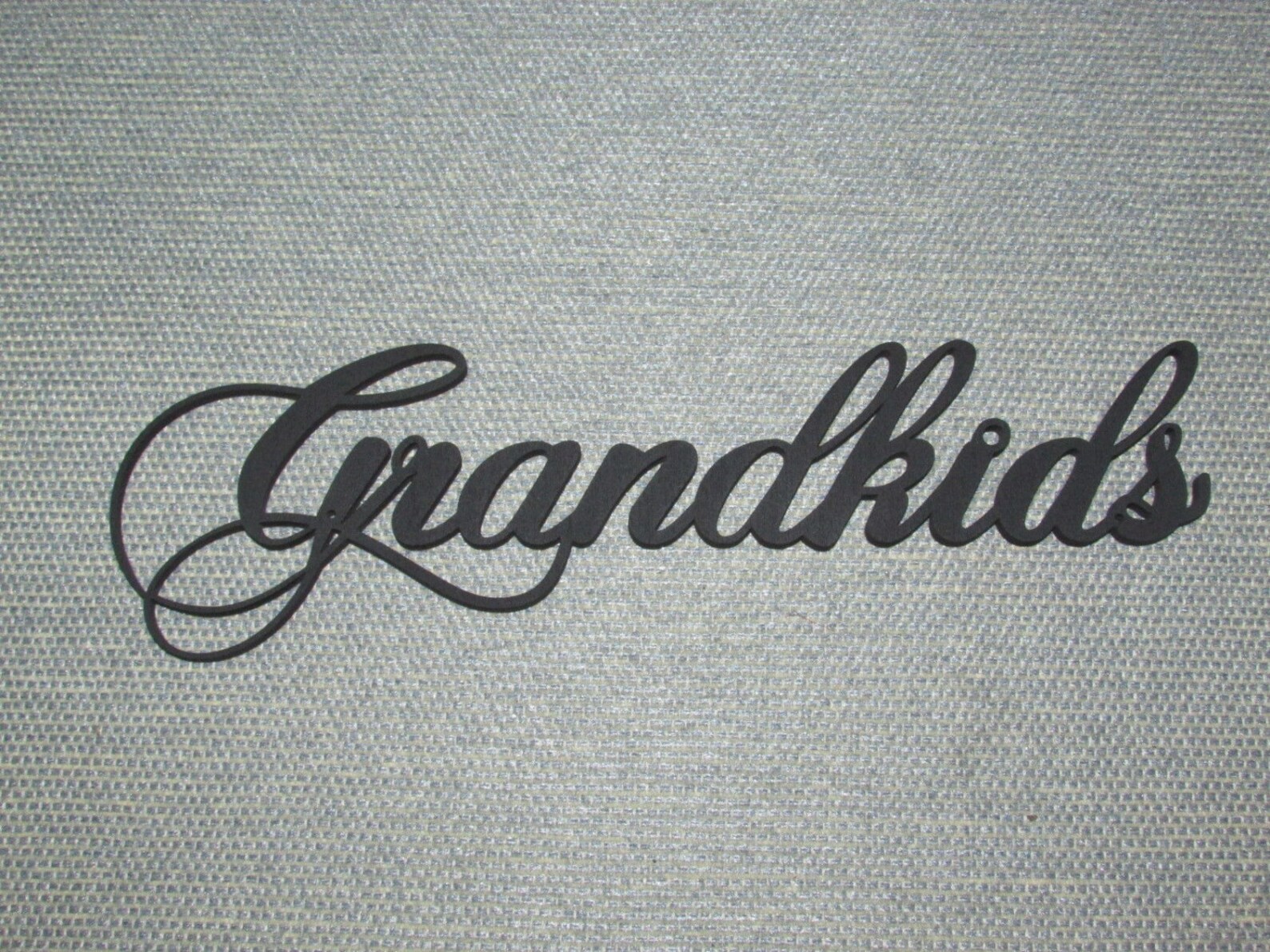 Grandkids Wooden Wall Word Art Decor Grand Kids Etsy