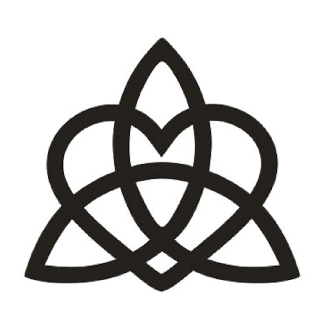 Celtic Heart Knot Laser Cut Wood Wall Art Decor Etsy