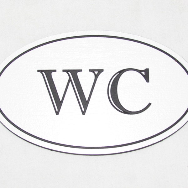 Water Closet Sign Etsy