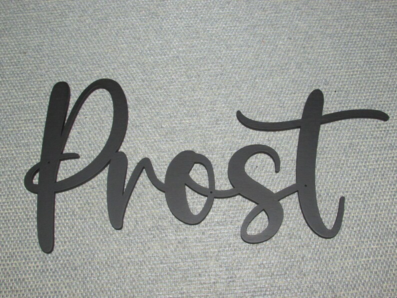 Proßt Sign Prost Wall Word Sign. Choice of Colors and Size. Free Shipping - Etsy