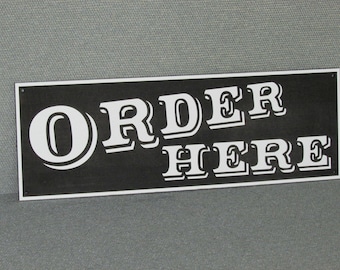 Order Here Sign - Etsy