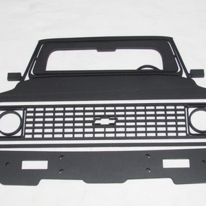 Chevy C10 71 72 Pickup Truck Man Cave Garage Wooden Wall Art Decor Sign