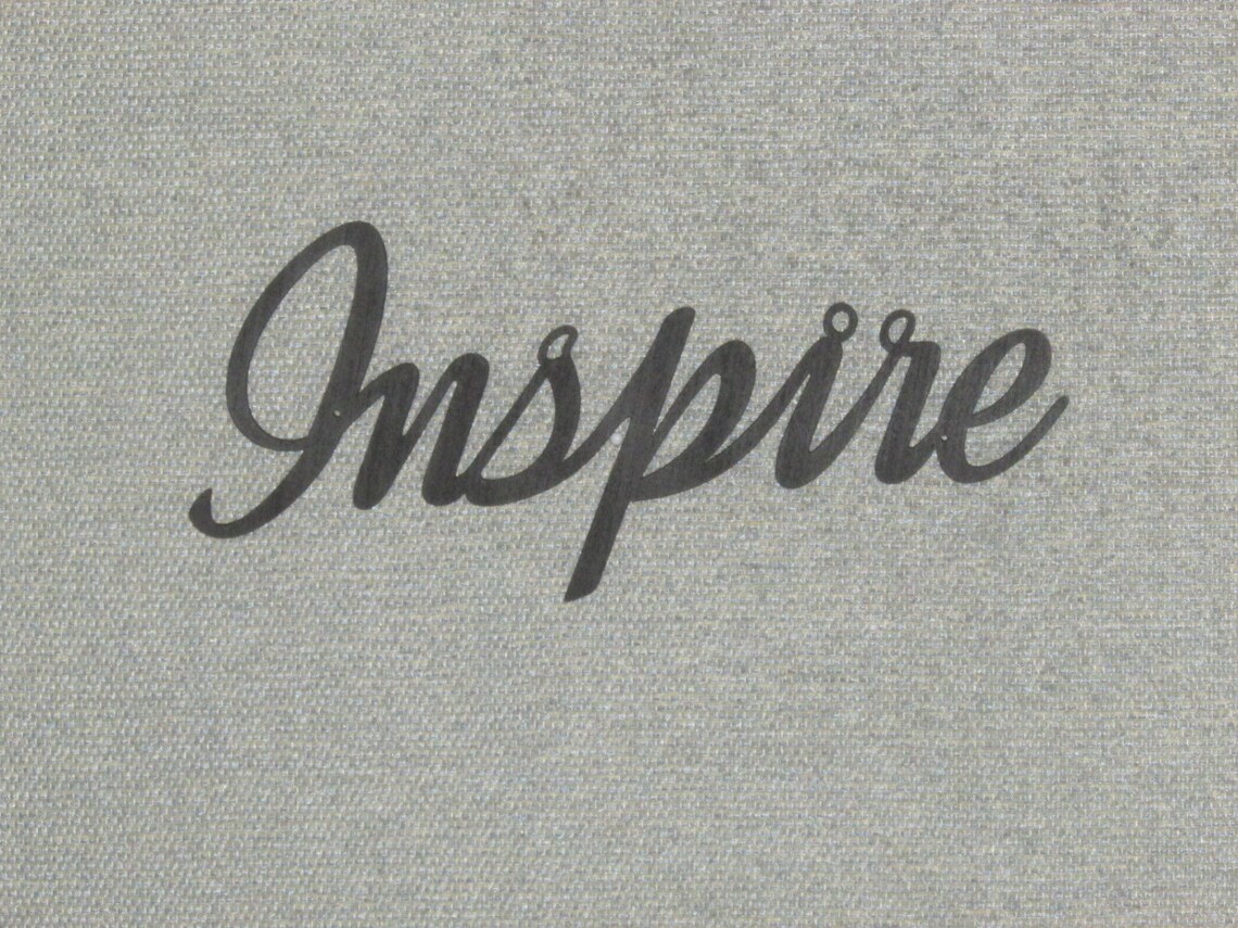 Inspire Wall Word Decor Art Etsy