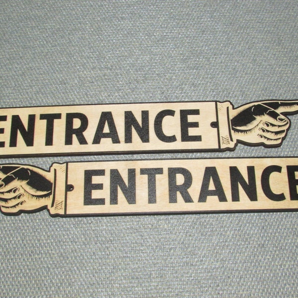 Finger Direction Signs - Etsy