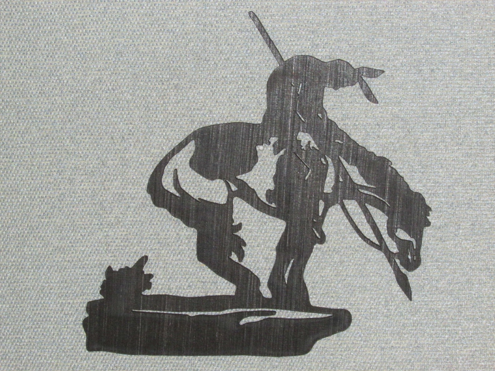 End of Trail Western Wood Wall Art Decor Etsy