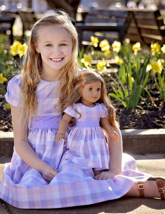 Girl and Doll Dresses Doll Dress Easter Dress For Girls Etsy