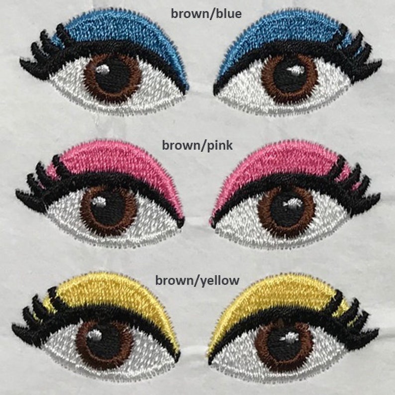 Doll Eyes/safety Eyes/embroidery Eye Design/cardmaking/animal Etsy