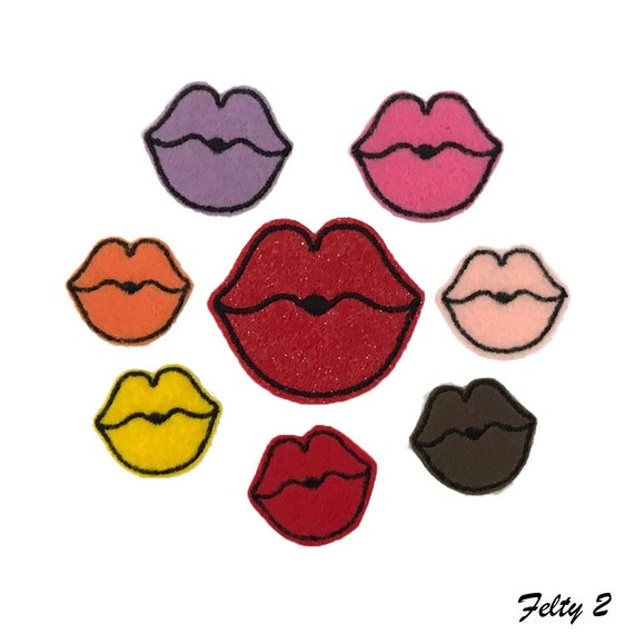Lips Doll/Iron on lips/Amigurumi/Iron on patch/Embroidery | Etsy