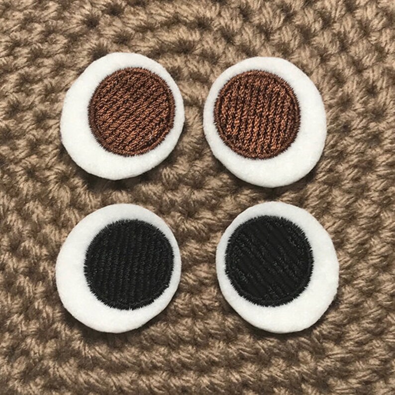 Safety Eyes/iron on Eyes/iron on Patch/embroidery Eye Etsy Canada