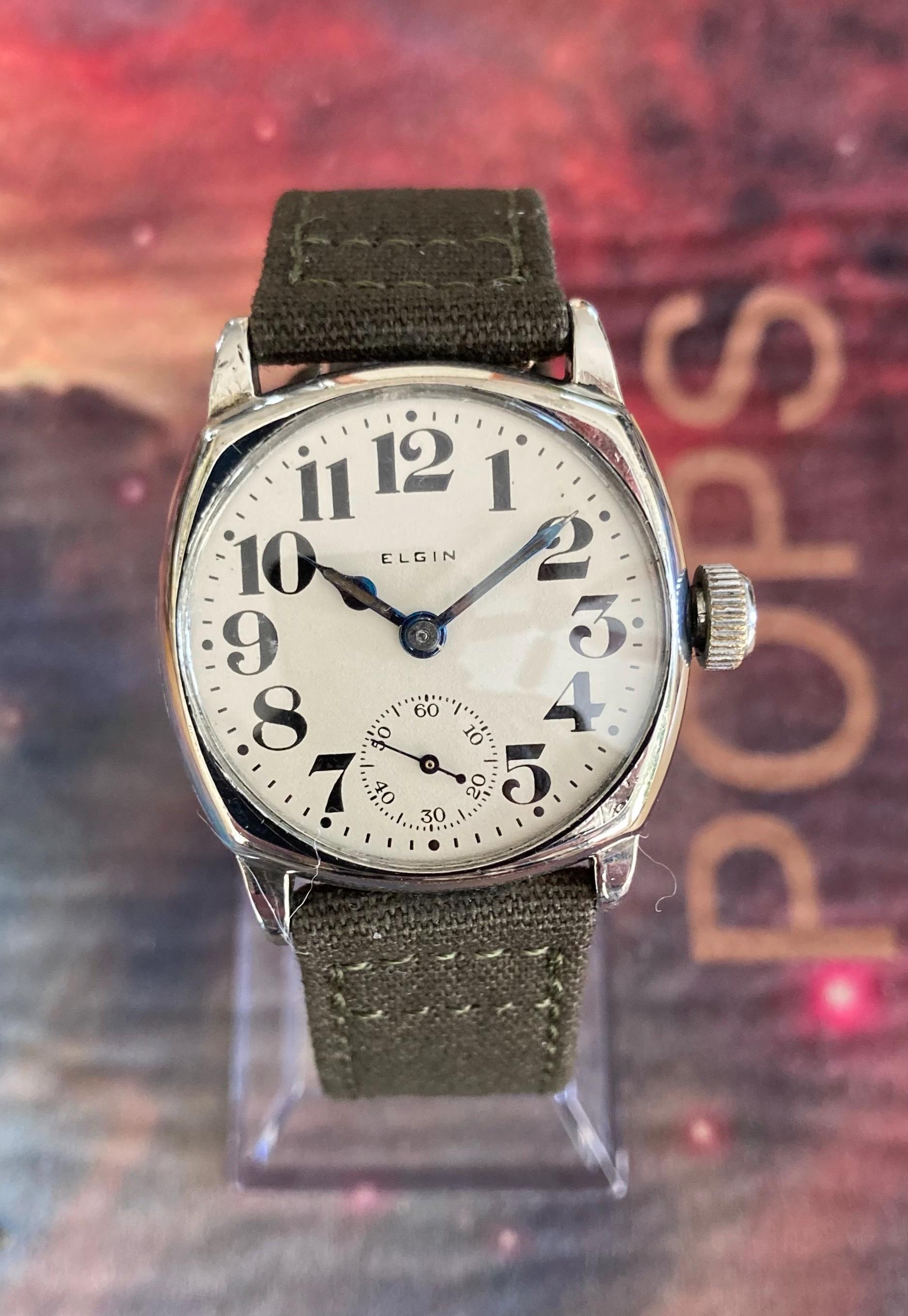 Elgin Military Watch - Etsy