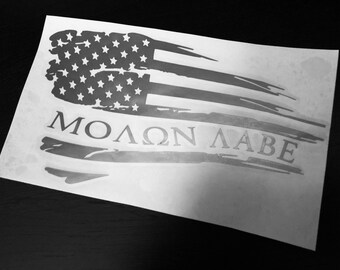Molon Labe Flag Etsy