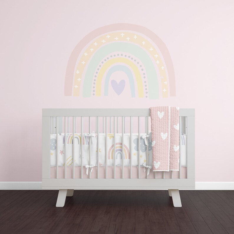 Rainbow Nursery Wall Decal Collection Rainbow Wall Decal Etsy