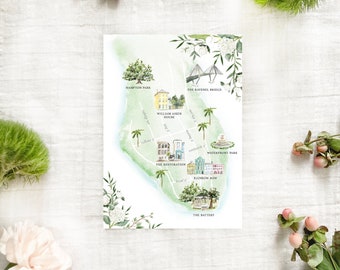 Custom Wedding Map