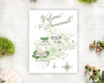 Custom Wedding Map