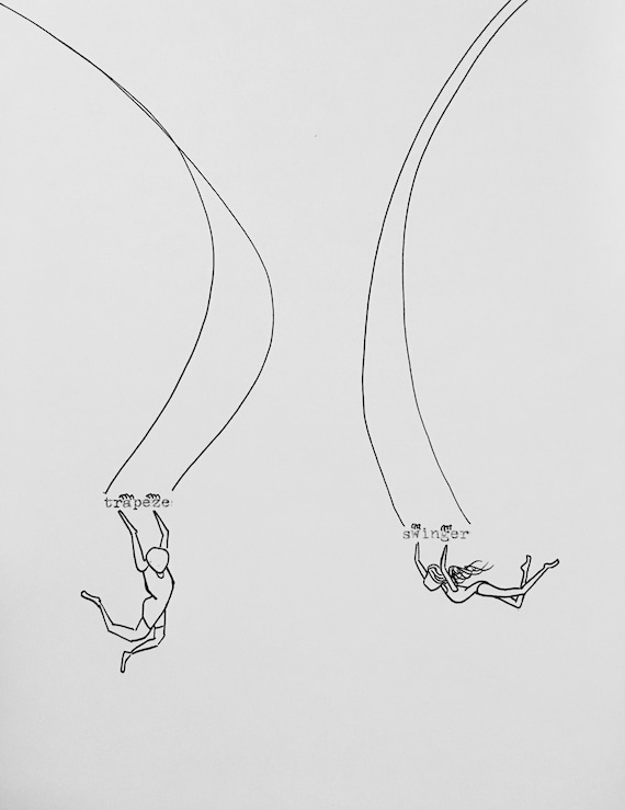 Print of Trapeze Swinger Etsy
