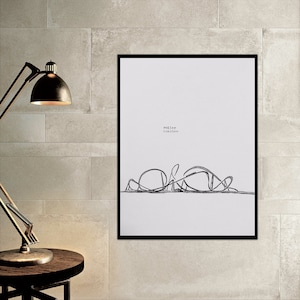 Print of Roller Coaster