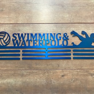 Waterpolo- Medal Hanger Holder Display Rack 3 RUNG