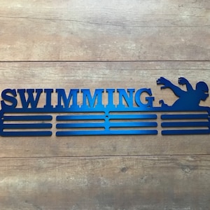 Swimming- Medal Hanger Holder Display Rack 3 RUNG