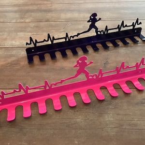 Running Marathon- Medal Hanger Holder Display Rack 12 HOOKS