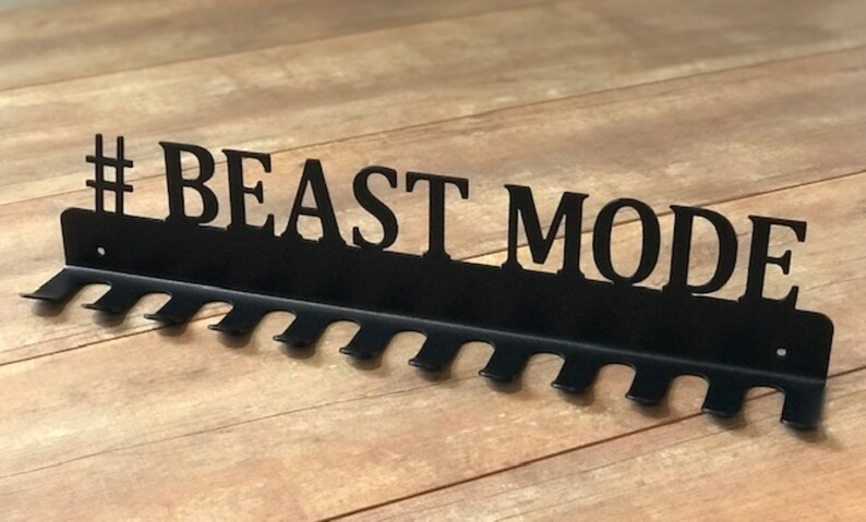 Wrestling #Beast Mode Medal Hanger Holder Display Rack 12 Hooks