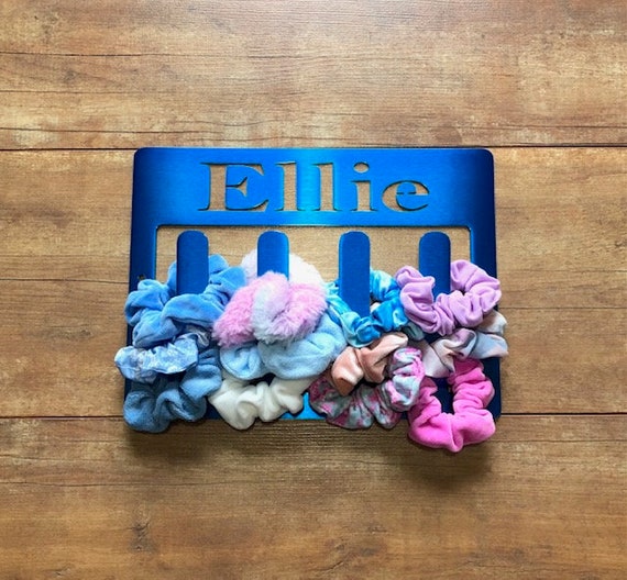 Personalized Scrunchie Holder Hair Tie Holder Scrunchie Etsy