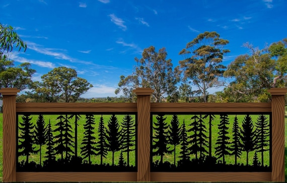 Decorative Rustic Railing Metal Insert, Metal Panel, Metal Privacy Screen, Fence, Decorative Panel, Staircase Railings, Balcony Panels