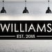 Personalized Metal Sign, Custom Metal Sign, Metal Signs Personalized, Outdoor Signs, Family Name Sign Metal, Last Name Metal Sign, Est Sign 