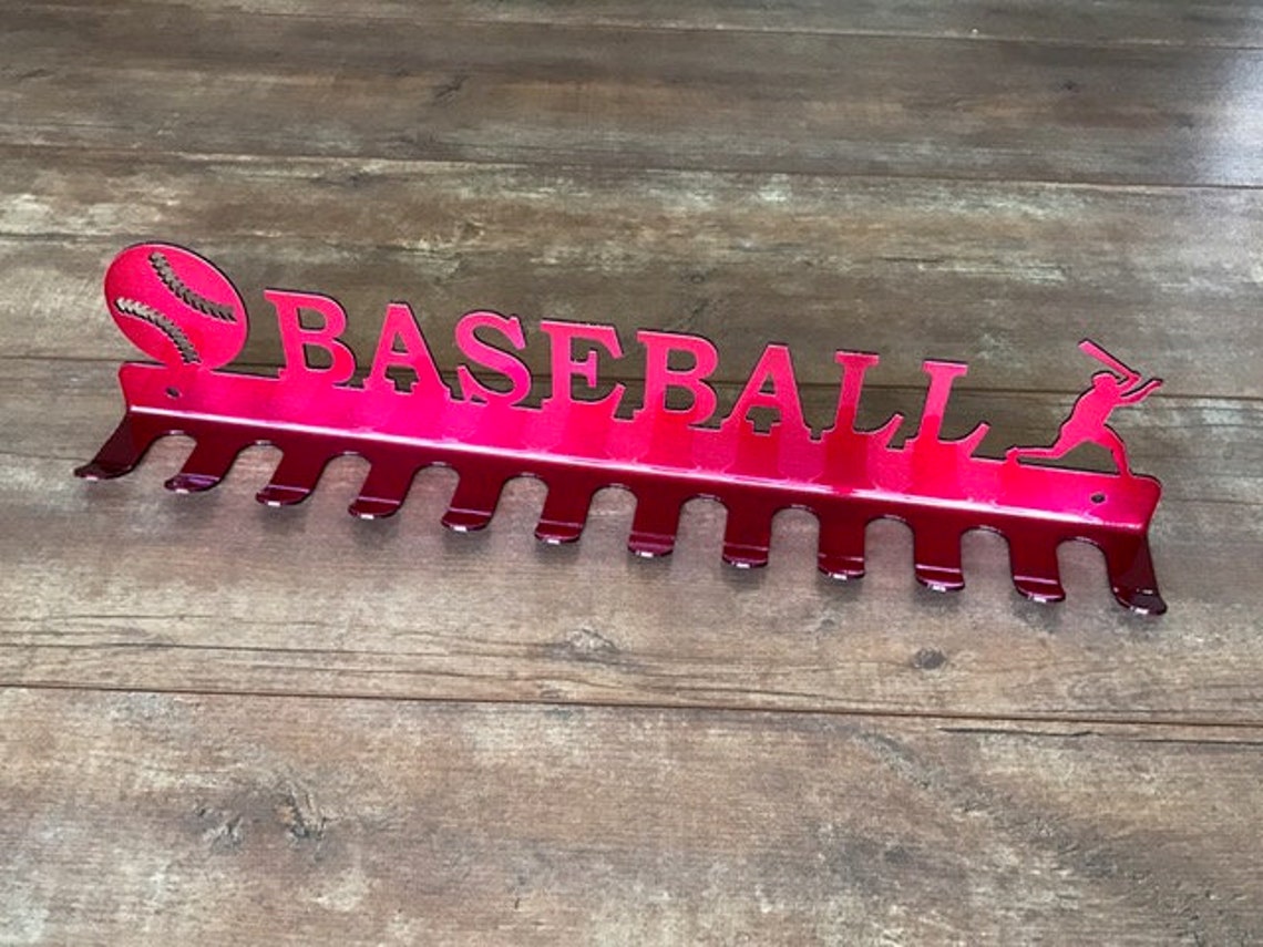 Baseball Medal Hanger Holder Display Rack 12 HOOKS Etsy