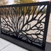 Tree Railing Metal Insert, Metal Panel, Metal Privacy Screen, Fence ...