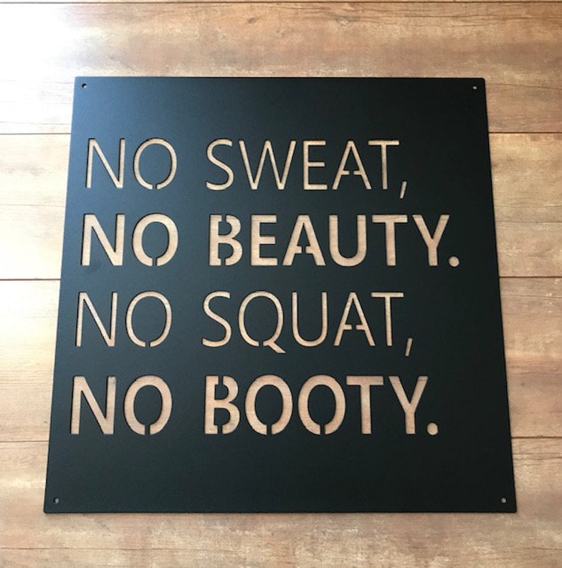 Personalized Home Gym Signs for Workout Room Personalized | Etsy