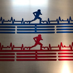 Running Marathon- Medal Hanger Holder Display Rack 3 RUNG