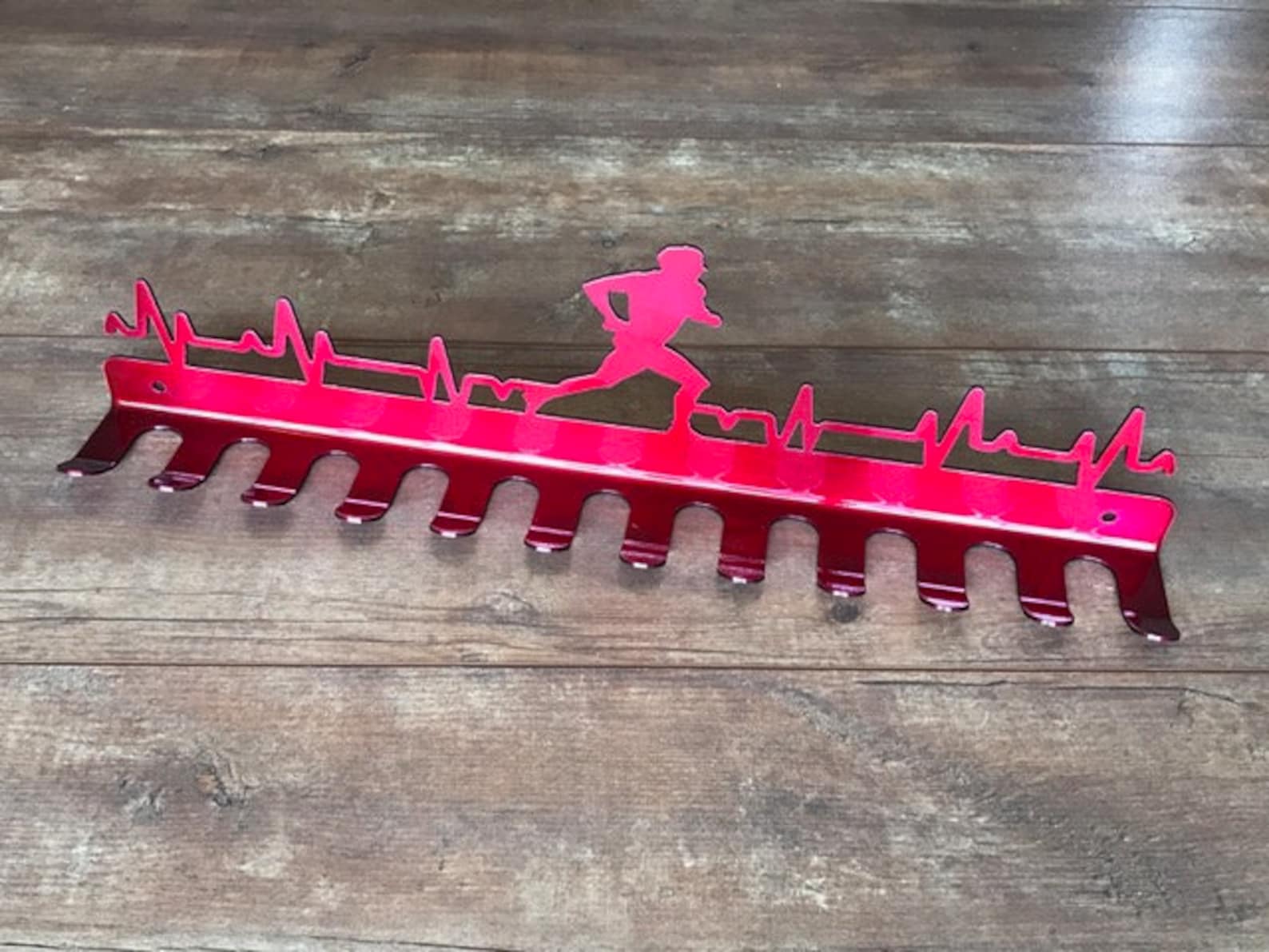 Running Marathon- Medal Hanger Holder Display Rack 12 HOOKS - Etsy