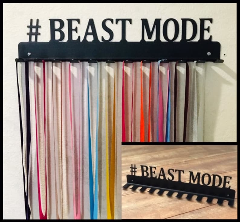 Wrestling #Beast Mode Medal Hanger Holder Display Rack 12 Hooks