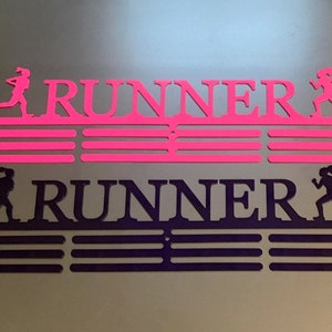 Running Marathon- Medal Hanger Holder Display Rack 3 RUNG