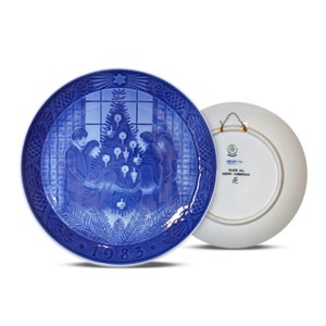 Royal Copenhagen Christmas Porcelain Collection Plates 1983