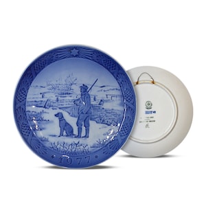 Royal Copenhagen Christmas Porcelain Collection Plates 1977